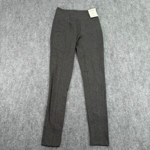 Mudd Legging Womens XS (24x28) Charcoal Gray FLX Ponte High Rise Skinny Stretch